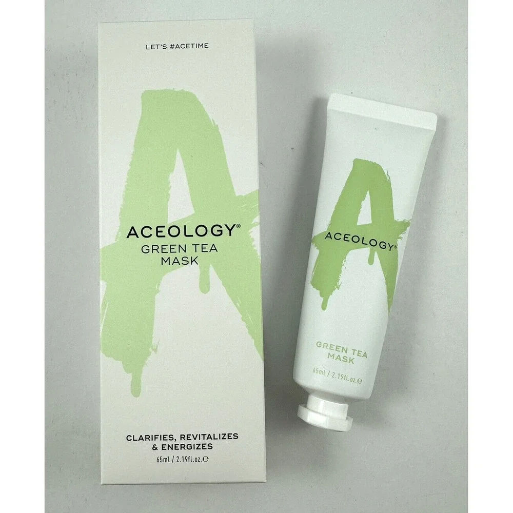 Aceology Green Tea Face Mask 2.19 oz Niacinamide Hydrating Sleeping Mask NIB